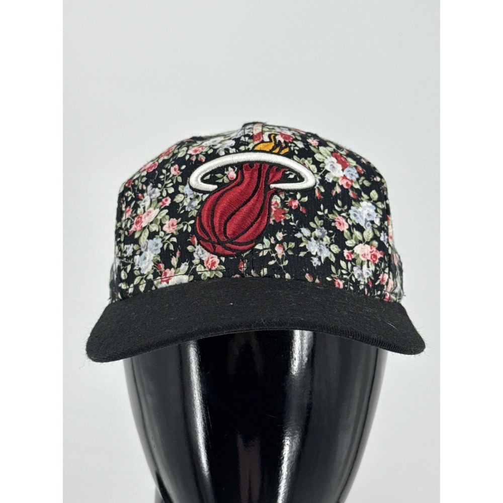 Miami Heat Floral 6 panel Adjustable Adidas Hat